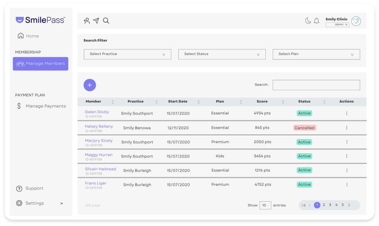 SmilePass-Dashboard